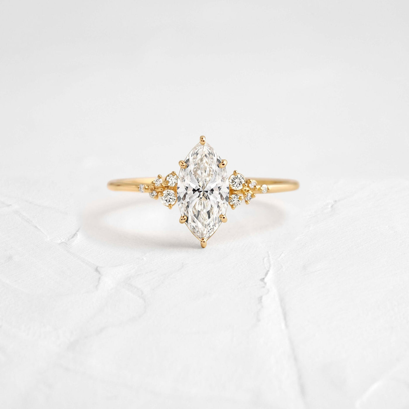 Solarii New Arrived 2.0ct Marquise Cut Sterling Silver Engagement Ring