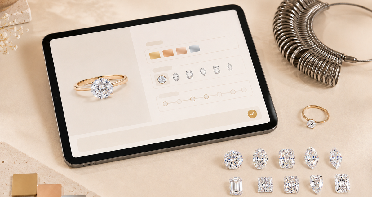 Buying custom jewelry should feel clear.