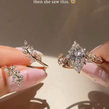 Enchanted Vine 3.0ct Marquise Cut Bridal Set In Sterling Silver