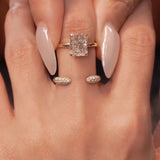 Vintage Radiant Cut 5.0 Ct Solitaire 4pc Wedding Ring Set 925 Sterling Silver