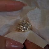 Gorgeous Three Stone Radiant Cut 6.0ct Engagement Ring In Sterling Silver