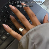 Curvaceous Split Shank Oval Cut 5.0ct Engagement Ring In Sterling Silver