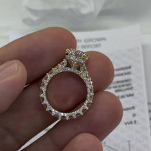 5.0ct Elongated Radiant Cut Eternity Band Engagement Ring