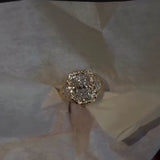 Gorgeous Three Stone Radiant Cut 6.0ct Engagement Ring In Sterling Silver