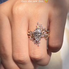 Enchanted Vine 3.0ct Marquise Cut Bridal Set In Sterling Silver