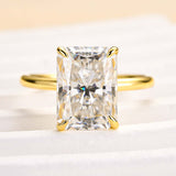 Celestial Radiance Moissanite Engagement Ring