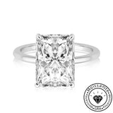 Celestial Radiance Moissanite Engagement Ring