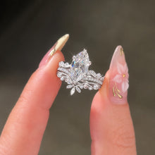 Fairytale Jasmine 3.0ct Marquise Cut Tiara 3PC Bridal Set in Sterling Silver