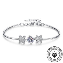 Gorgeous round cut moissanite bracelet, rhodium plated, 925 sterling silver