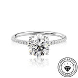 Eternal Brilliance Moissanite Engagement Ring