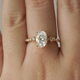 Solarii New Arrived 3.0ct Oval Cut Engagement Ring