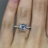 Solarii New Arrived 3.0ct Princess Cut Engagement Ring