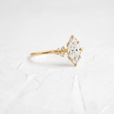 Solarii New Arrived 2.0ct Marquise Cut Sterling Silver Engagement Ring