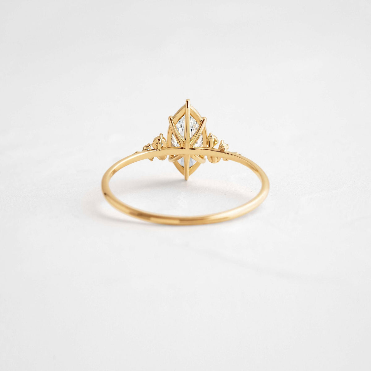 Solarii New Arrived 2.0ct Marquise Cut Sterling Silver Engagement Ring