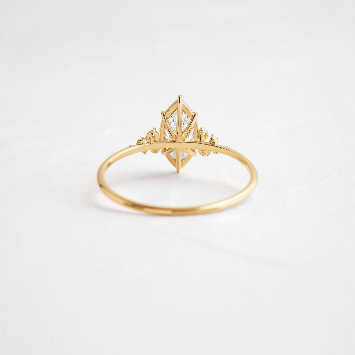 Solarii New Arrived 2.0ct Marquise Cut Sterling Silver Engagement Ring