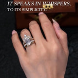 Elevated Oval Cut 5.0 Ct Solitaire 4pc Crown Stacking Wedding Ring Set 925 Sterling Silver