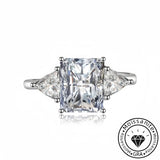 Majestic Prism Moissanite Engagement Ring