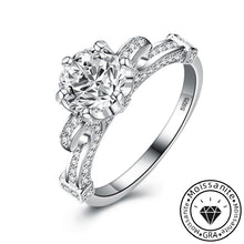 Solarii Vintage Moissanite 1.0ct Round Cut  925 Sterling Silver Engagement Ring[SALE]