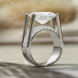 Solarii New Arrived 5.0ct Oval Cut Engagement Ring