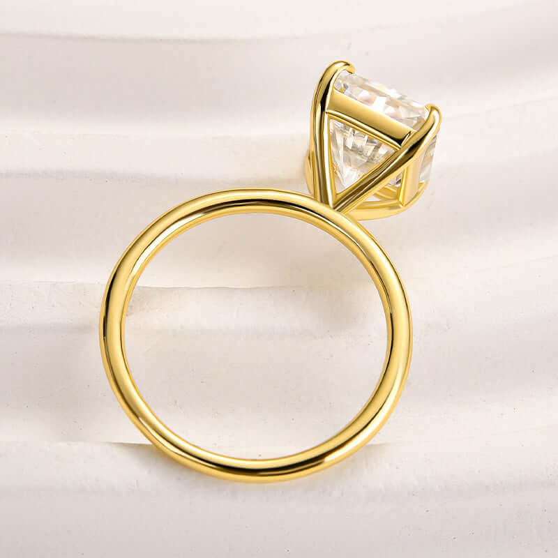 Celestial Radiance Moissanite Engagement Ring
