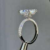 Solarii New Arrived 4.0ct Radiant Cut Engagement Ring