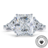 Majestic Prism Moissanite Engagement Ring