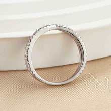 Solarii X Cross Round Cut Wedding Ring In 925 Sterling Silver