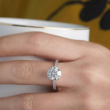 Eternal Brilliance Moissanite Engagement Ring