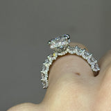 Solarii New Arrived 3.0ct Radiant Cut Engagement Ring