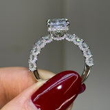 Solarii New Arrived 3.0ct Radiant Cut Engagement Ring