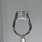 Solarii New Arrived 5.0ct Oval Cut Engagement Ring