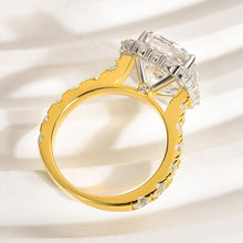 Cushion Cut 6.0ct Sterling Silver Halo Engagement Ring