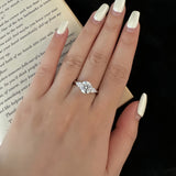 Timeless Brilliance Moissanite Engagement Ring