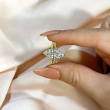 Solarii Exquisite 4.0ct Split Shank Marquise Cut Engagement Ring
