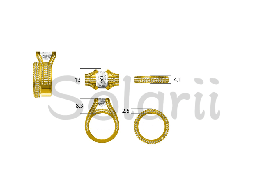Photo Inspired Custom Rings