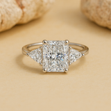 Majestic Prism Moissanite Engagement Ring