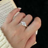 Timeless Brilliance Moissanite Engagement Ring