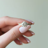 Delicate Solarii Moissanite 2.0ct Round Cut 925 Sterling Silver Twist Design Engagement Ring