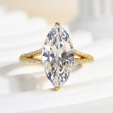 Solarii Exquisite 4.0ct Split Shank Marquise Cut Engagement Ring