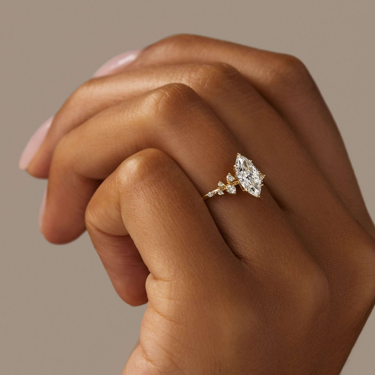 Solarii New Arrived 2.0ct Marquise Cut Sterling Silver Engagement Ring