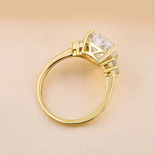 Stunning Pear Cut 3.0ct Side Stone Engagement Ring In Sterling Silver