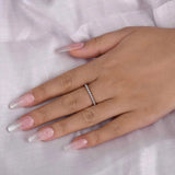 925 Sterling Silver Round Cut Eternity Band