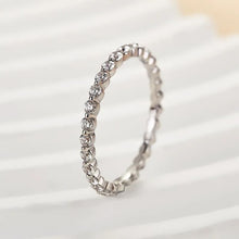 925 Sterling Silver Round Cut Eternity Band