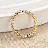 925 Sterling Silver Round Cut Eternity Band