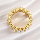 Elegant 925 Sterling Silver Oval Cut Wedding Ring
