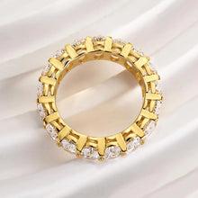 Elegant 925 Sterling Silver Oval Cut Wedding Ring