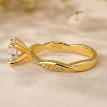 Radiant Round Cut 1.25ct Engagement Ring In 925 Sterling Silver