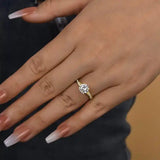 Radiant Round Cut 1.25ct Engagement Ring In 925 Sterling Silver