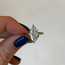 Ethereal Solitaire Marquise Cut 3.0ct Engagement Ring In Sterling Silver