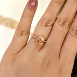 Sparkling 2.0ct Round Cut Morganite Pink Engagement Ring In Sterling Silver